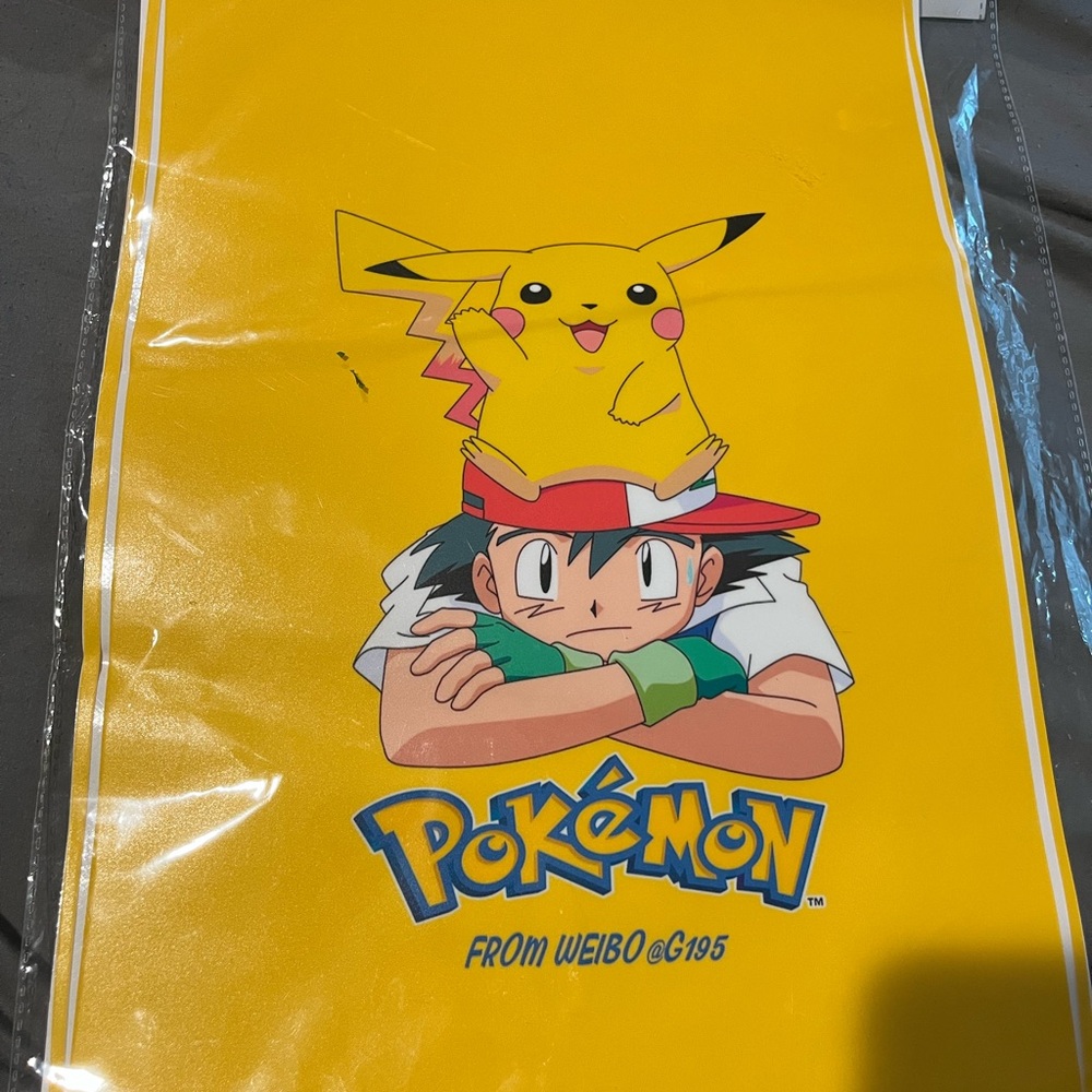 Pokemon with Pikachu and Ash PS5 sleeve